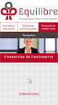Mobile Screenshot of equilibrecoach.com